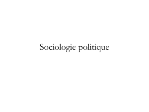 1 Sociologie politique, pp1, Introduction