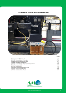 Systèmes de lubrification centralisée