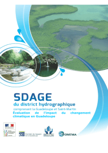 Évaluation de l`impact du changement climatique en Guadeloupe