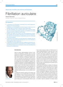 Fibrillation auriculaire