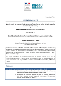 25-03-2013 Invitation presse Comité de bassin Seine