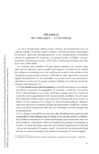 introduction L`économie sociale et solidaire