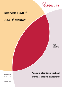 Méthode EXAO EXAO method
