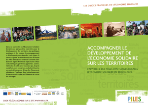 accompagner le d&eacute;veloppement de l`&eacute;conomie solidaire sur