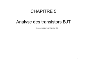 Chap 5.- Analyse des transistors BJT