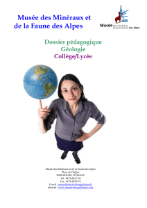 DP Géologie Collège et Lycée