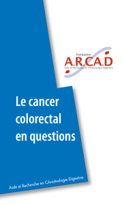 Le cancer colorectal en questions