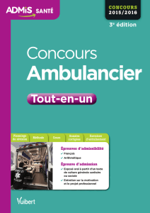 Concours Ambulancier - Tout-en-un