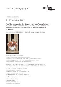 Le Bourgeois, la Mort et le Comédien