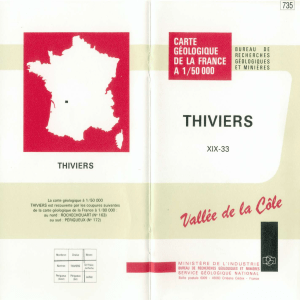 Carte géologique de Thiviers (735). pdf - 5,4 Mo