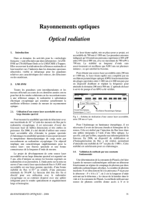 Rayonnements optiques - Rapport d`activité 2006 métrologie française