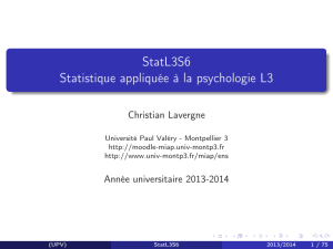 StatL3S6 Statistique appliquée à la psychologie L3