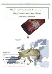 Classification des hydrocarbures