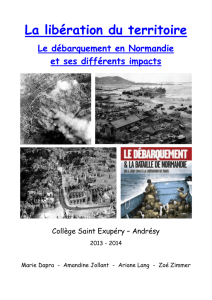 Le débarquement en Normandie - Collège Saint