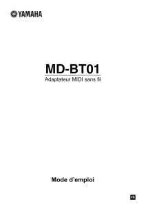 MD-BT01 Owner`s Manual