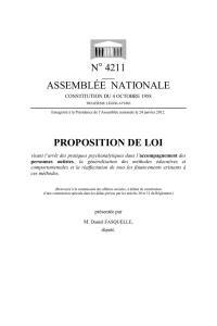 N° 4211 ASSEMBLÉE NATIONALE PROPOSITION DE LOI