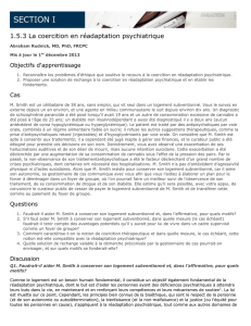 1.5.3 La coercition en réadaptation psychiatrique