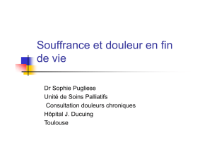 Souffrance et douleur en fin de vie