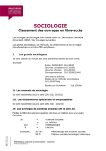 sociologie - BCU Lausanne
