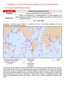 Chapitre 4 : Les mouvements des plaques et leurs - Pavot
