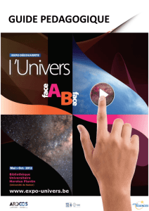 Dossier pédagogique expo univers
