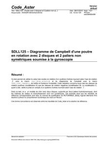 SDLL125 - Poutre avec 2 disques et 2 paliers non s[...]