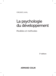 la psychologie du développement