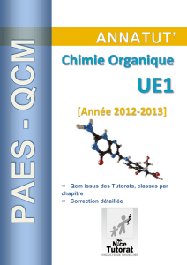 Annatut` UE1-Chimie Organique 2012-2013