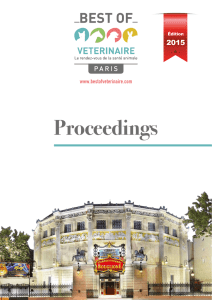 Proceedings - Best of veterinaire 2015
