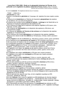 Lecoq Henri (1854-1858) - Etude sur la géographie botanique de l