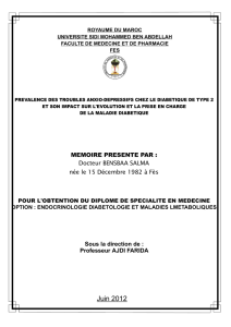 Graphique 1 - Faculté de Médecine et de Pharmacie Fès