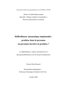 Défibrillateur automatique implantable