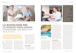 Article La radiologie des cliniques 2013