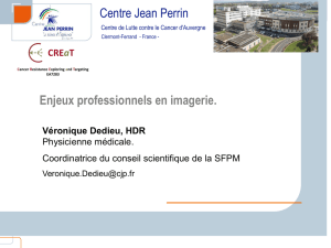 Centre Jean Perrin Enjeux professionnels en imagerie.