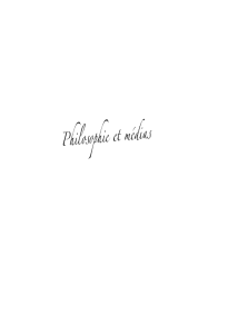 Philosophie et médias - UNESDOC