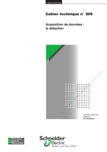 Acquisition de données : la détection