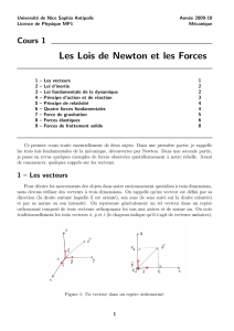 Les Lois de Newton et les Forces - E