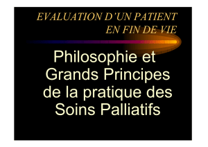 Soins palliatifs