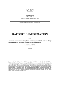 Rapport Psychiatrie