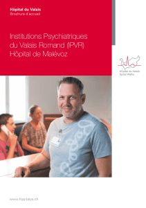 Institutions Psychiatriques du Valais Romand (IPVR) Hôpital de