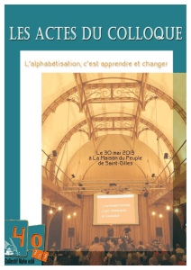 Les actes du colloque - ChanGements pour l`égalité