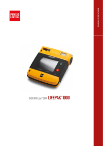 défibrillateur lifepak® 1000 - Formation-RCR