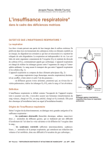 L`insuffisance respiratoire