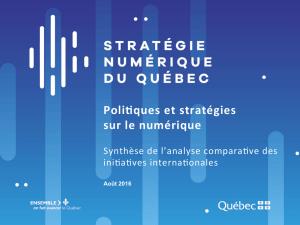 PoliKques et stratégies sur le numérique
