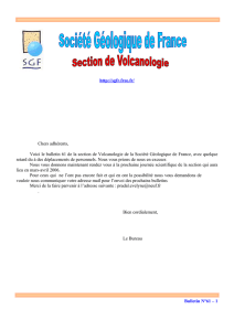 Le 29 mars 2006 à la Société Géologique de France