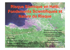 Risque Sismique en Haïti