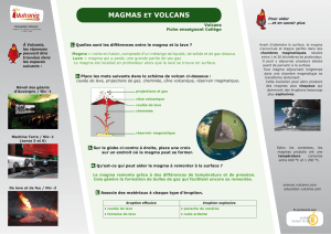 magmas et volcans - Vulcania Education