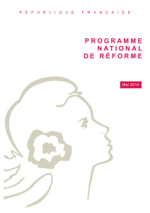 Programme national de réforme