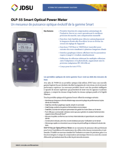 OLP-55 Smart Optical Power Meter Un mesureur de