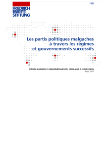 Les partis politiques malgaches à travers les régimes et